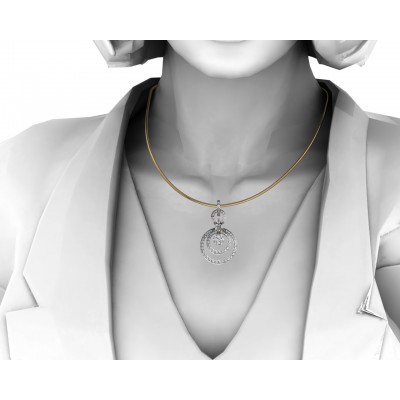 Kira Radiant Diamond Pendant